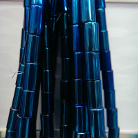 Гематит синий 12мм бочонок